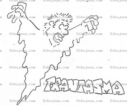 Dibujo para colorear Dibujo De Fantasma Para Pintar Y Colorear