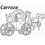 Dibujo para colorear Carroza De Cenicienta Para Pintar Y Colorear Dibujos De Carrozas