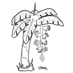 Dibujo para colorear Arbol De Manos Para Pintar Y Colorear