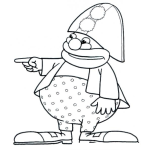 Dibujo para colorear Soldado Payaso Para Colorear