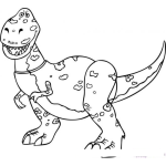 Dibujo para colorear Pintar Dinosuarios