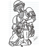 Dibujo para colorear Soldado De La Guerra De Las Galaxias Para Pintar Y Colorear