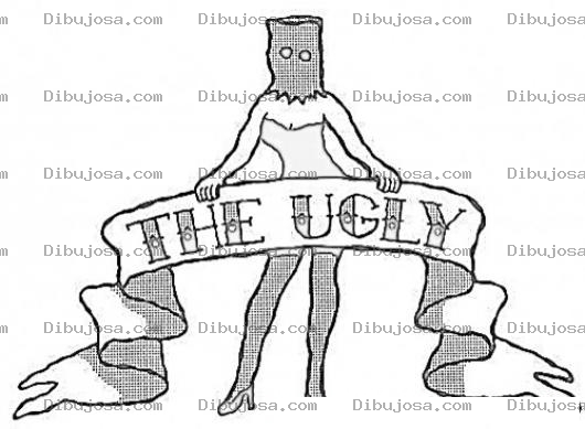 Dibujo para colorear En La Cara Tiene El Pecado Pero En El Cuerpo Tiene El Perdon Dibujo De Mujer Con Cuerpo Bonito Pero Cara Fea Para Colorear