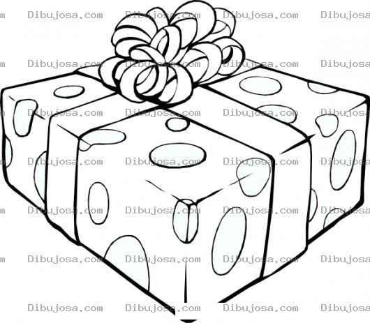 Dibujo para colorear Regalo Grandote Para Pintar Y Colorear