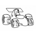 Dibujo para colorear Dibujo De Carrito Formular 1 Para Colorear