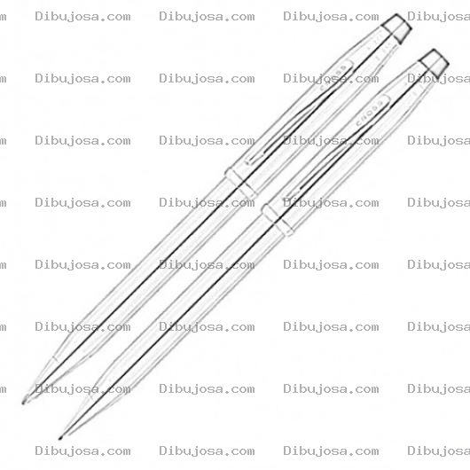 Dibujo para colorear Dibujos De Lapiceros Plumas Boligrafos Cross Para Pintar Y Colorear