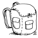 Dibujo para colorear Colorear Mochila