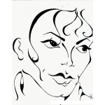Dibujo para colorear Dibujo De La Cara De Michael Jackson Para Pintar Y Colorear
