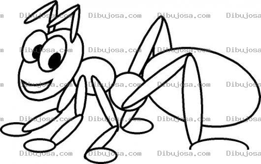 Dibujo para colorear Dibujo De Hormiga Para Colorear Y Pintar