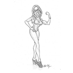Dibujo para colorear Dibujo De Chica Fitness Para Pintar Y Colorear