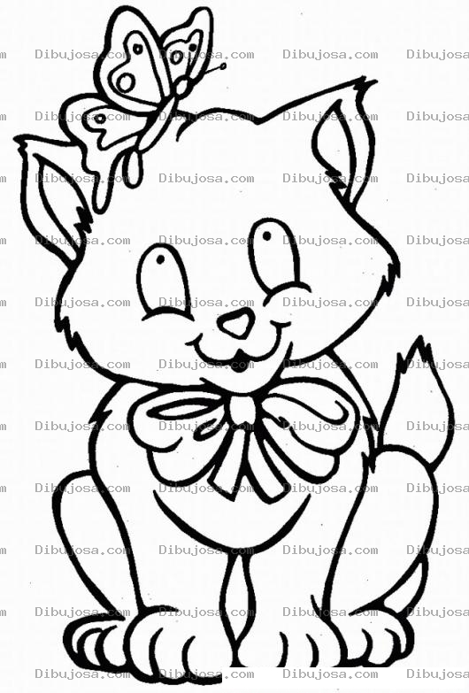 Dibujo para colorear Colorear Gato