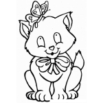 Dibujo para colorear Colorear Gato