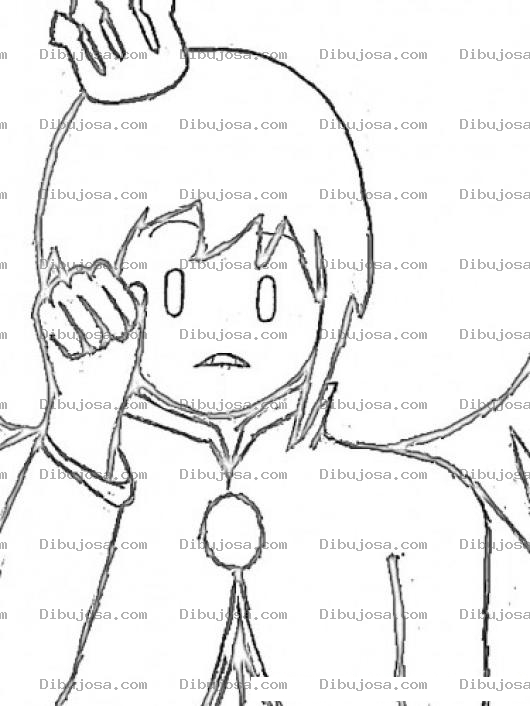 Dibujo para colorear Dibujo De Nino Principe Tocando La Puerta Para Pintar Y Colorear
