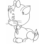 Dibujo para colorear Gato colorear