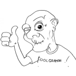 Dibujo para colorear Dibujo De Abuleito Cool Para Pintar Y Colorear A Coolgrampa viejito moderno y buena onda