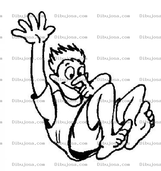 Dibujo para colorear Dibujo De Chapuzon Para Pintar Y Colorear