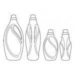 Dibujo para colorear Dibujo De Frascos De Vidrio Para Pintar Y Colorear Frascos De Perfumes