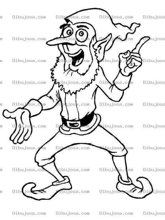 Dibujo para colorear Disfraz De Santaclos Falso Para Pintar Y Colorear