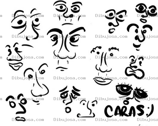 Dibujo para colorear Dibujos De Caras Distintas Para Pintar Y Colorear