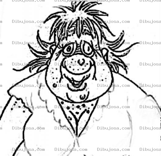 Dibujo para colorear Hermelinda Linda Para Pintar Y Colorear