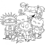 Dibujo para colorear Los Rugrats Para Pintar Y Colorear