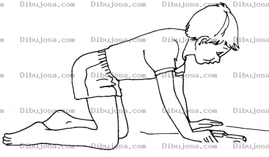 Dibujo para colorear Dibujo De Nino Jugando Con Un Carrito Para Pintar Y Colorear