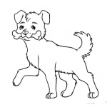 Dibujo para colorear Colorar Perro