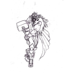 Dibujo para colorear Dibujo De Hombre Mazo Para Pintar Y Colorear