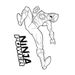 Dibujo para colorear Dibujo De Ninja Power Para Pintar Y Colorear Ninjapower