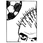 Dibujo para colorear Dibujo De Cabeza De Puas Pelo Parado Para Pintar Y Colorear