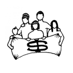 Dibujo para colorear Dibujo De Cheque Familiara Para Colorear Familia Estirando El Dinero
