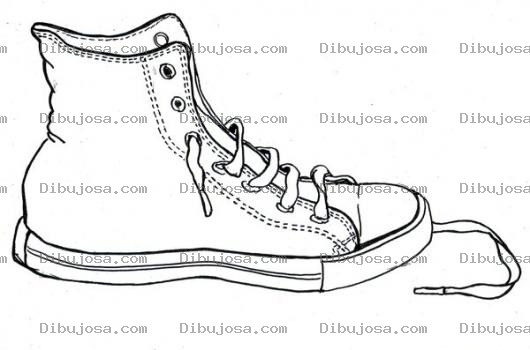Dibujo para colorear Dibujo De Botin Chapulin De Tela Para Pintar Y Colorear