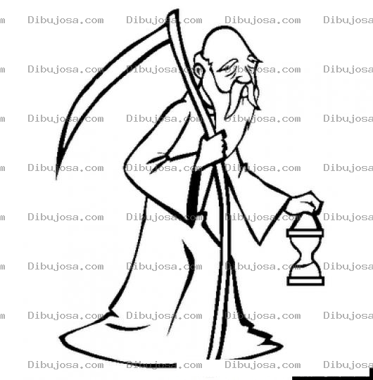 Dibujo para colorear Dibujo Del Viejito Ano Viejo Para Pintar Y Colorear