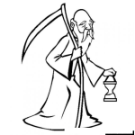 Dibujo para colorear Dibujo Del Viejito Ano Viejo Para Pintar Y Colorear