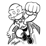 Dibujo para colorear Dibujo De Super X Para Pintar Y Colorear A Superx