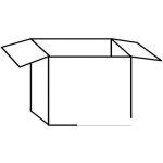 Dibujo para colorear Dibujo De Caja De Carton Para Pintar Y Colorear