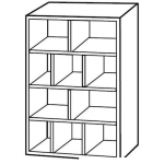 Dibujo para colorear Dibujo De Estante De Madera Para Pintar Y Colorear
