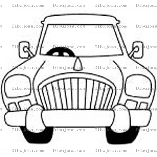 Dibujo para colorear Vehiculo Clasico Para Pintar Y Colorear