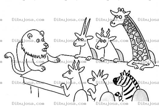 Dibujo para colorear Junta De Animales Para Pintar Y Colorear