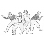 Dibujo para colorear Dibujo De Mimos Para Pintar Y Colorear Payasos Mimos