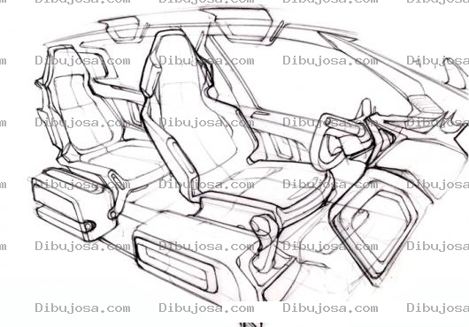 Dibujo para colorear Dibujos De Autos Del Futuro Para Pintar Y Colorear