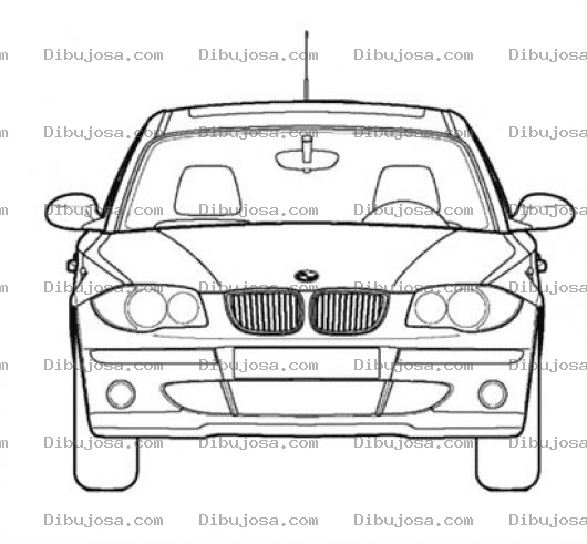 Dibujo para colorear Dibujo De Bmw 120i 2004 Para Pintar Y Colorear Dibujos De Autos