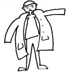 Dibujo para colorear Dibujo Del Loco Hugo Para Pintar Y Colorear