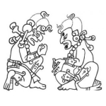Dibujo para colorear Dibujos Mayas Para Pintar Y Colorear