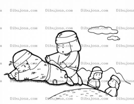 Dibujo para colorear Dibujo Del Buen Samaritano Para Pintar Y Colorear