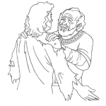Dibujo para colorear Dibujo Del Hijo Prodigo Harapiento Para Pintar Y Colorear Hombre Con Harapos