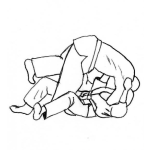 Dibujo para colorear Dibujo De Judo Para Pintar Y Colorear Pelea De Judo Con Gi