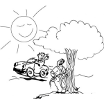 Dibujo para colorear Dibujo De Biodisel Para Pintar Y Colorear Gasolinero De Biodiesel
