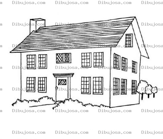 Dibujo para colorear Casita Colorear