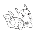 Dibujo para colorear Personaje De Backyardigans Para Pintar Y Colorear
